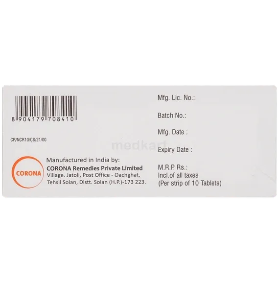 nostra cr 10mg tablet 10's